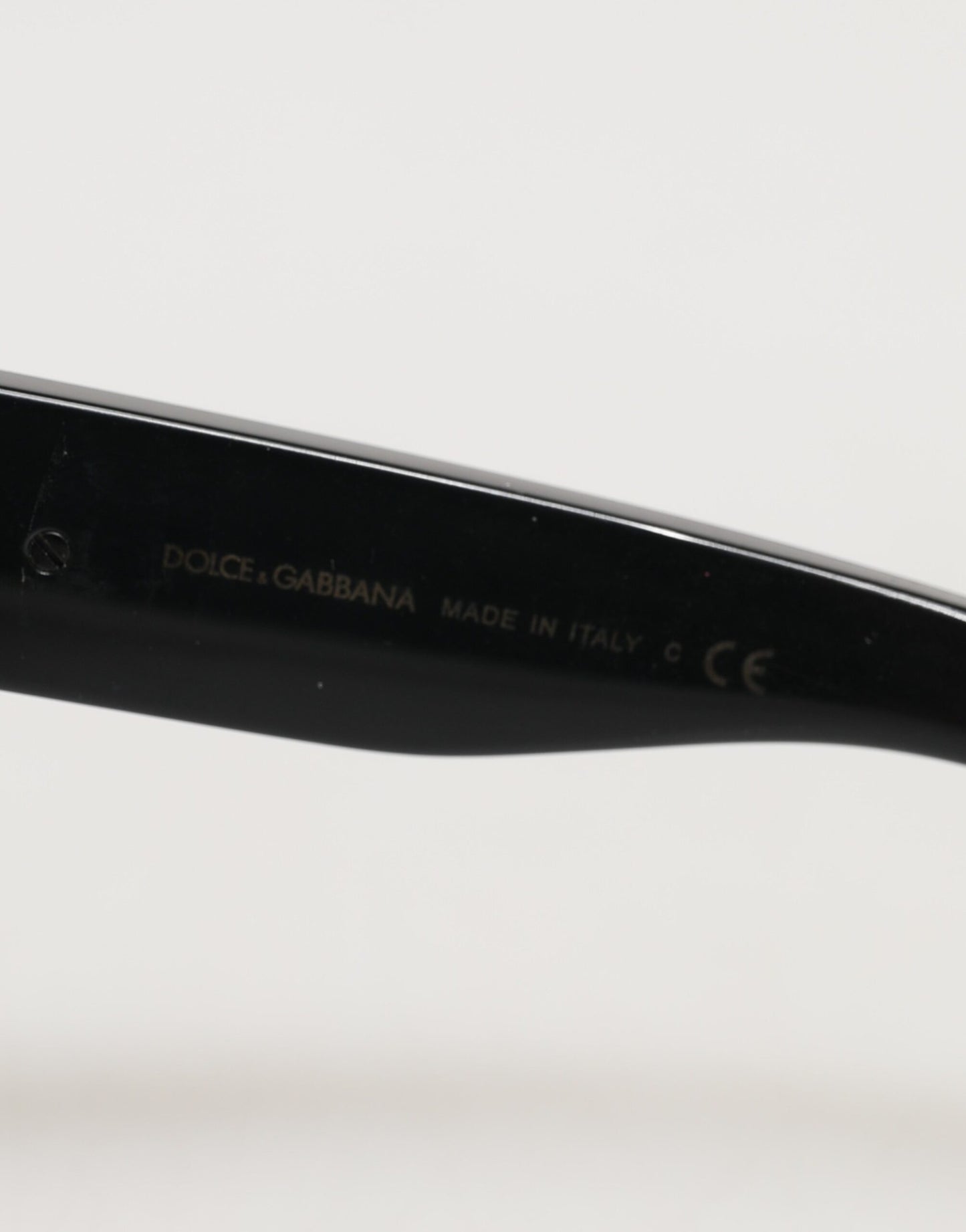 Dolce &amp; Gabbana DG6162 Shield Schwarz Gelb Weiß Polyamid Sonnenbrille