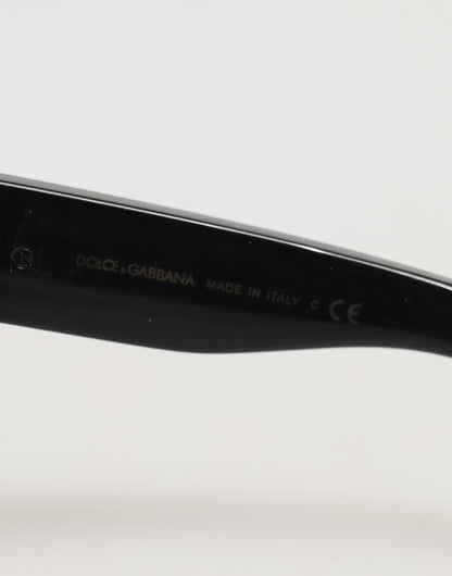 Dolce &amp; Gabbana DG6162 Shield Schwarz Gelb Weiß Polyamid Sonnenbrille