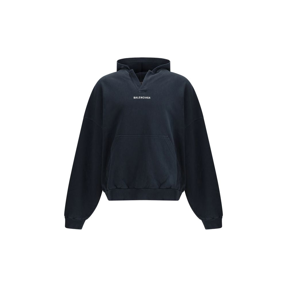 Balenciaga Schwarzes Baumwoll-Sweatshirt