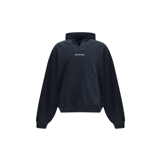 Balenciaga Schwarzes Baumwoll-Sweatshirt