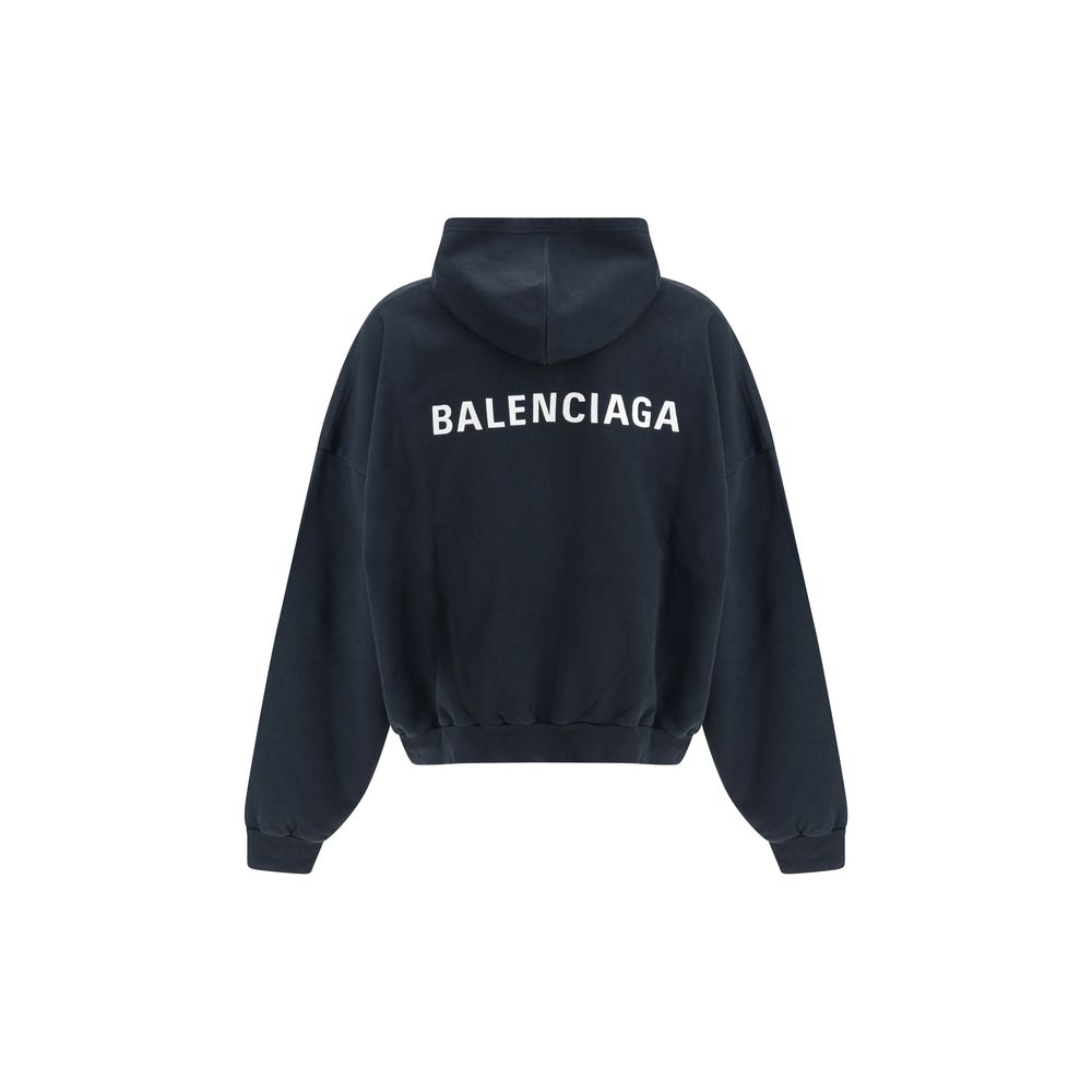 Balenciaga Schwarzes Baumwoll-Sweatshirt