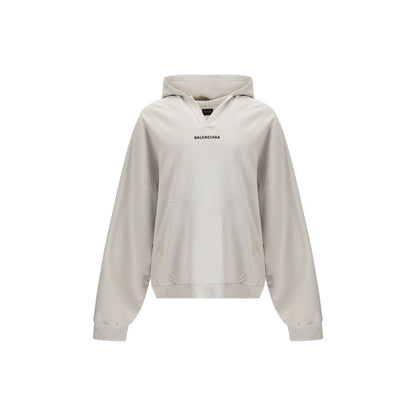 Balenciaga – Mittelgroßer Hoodie mit Rückenausschnitt