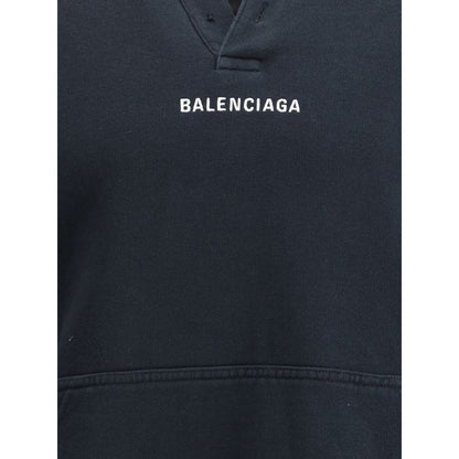 Balenciaga Schwarzes Baumwoll-Sweatshirt