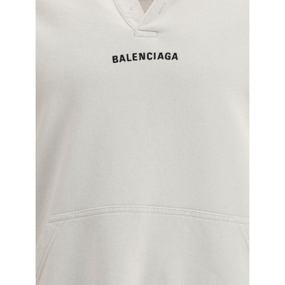Balenciaga – Mittelgroßer Hoodie mit Rückenausschnitt