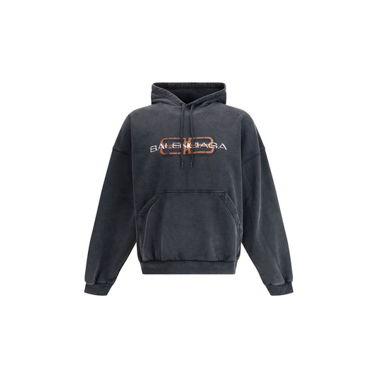 Balenciaga Schwarzes Baumwoll-Sweatshirt