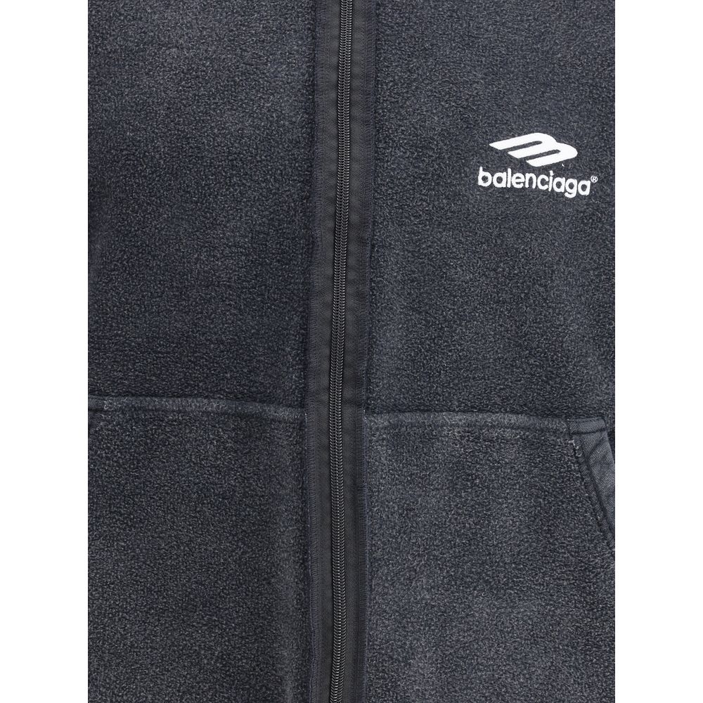 Balenciaga Schwarzes Baumwoll-Sweatshirt
