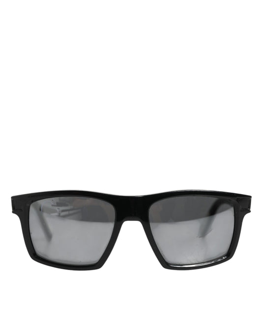 Dolce &amp; Gabbana DG6160 – Eckige Sonnenbrille aus schwarzem Polyamid mit Sportlogo