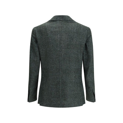 Gi Capri Einreihiger Blazer aus Melange-Stoff