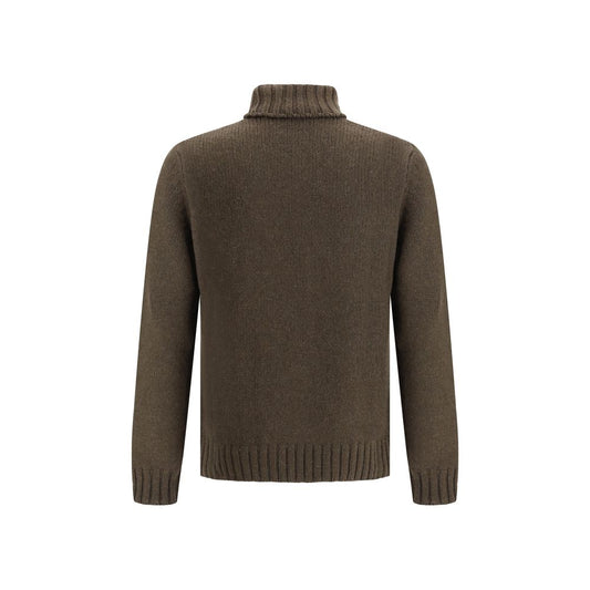 Aragona Cashmere Green Alpaca Vicugna Pacos Turtleneck