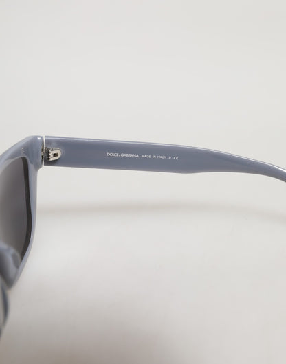 Dolce &amp; Gabbana DG4284F Sonnenbrille aus grauem Schildpatt und blauem Acetat