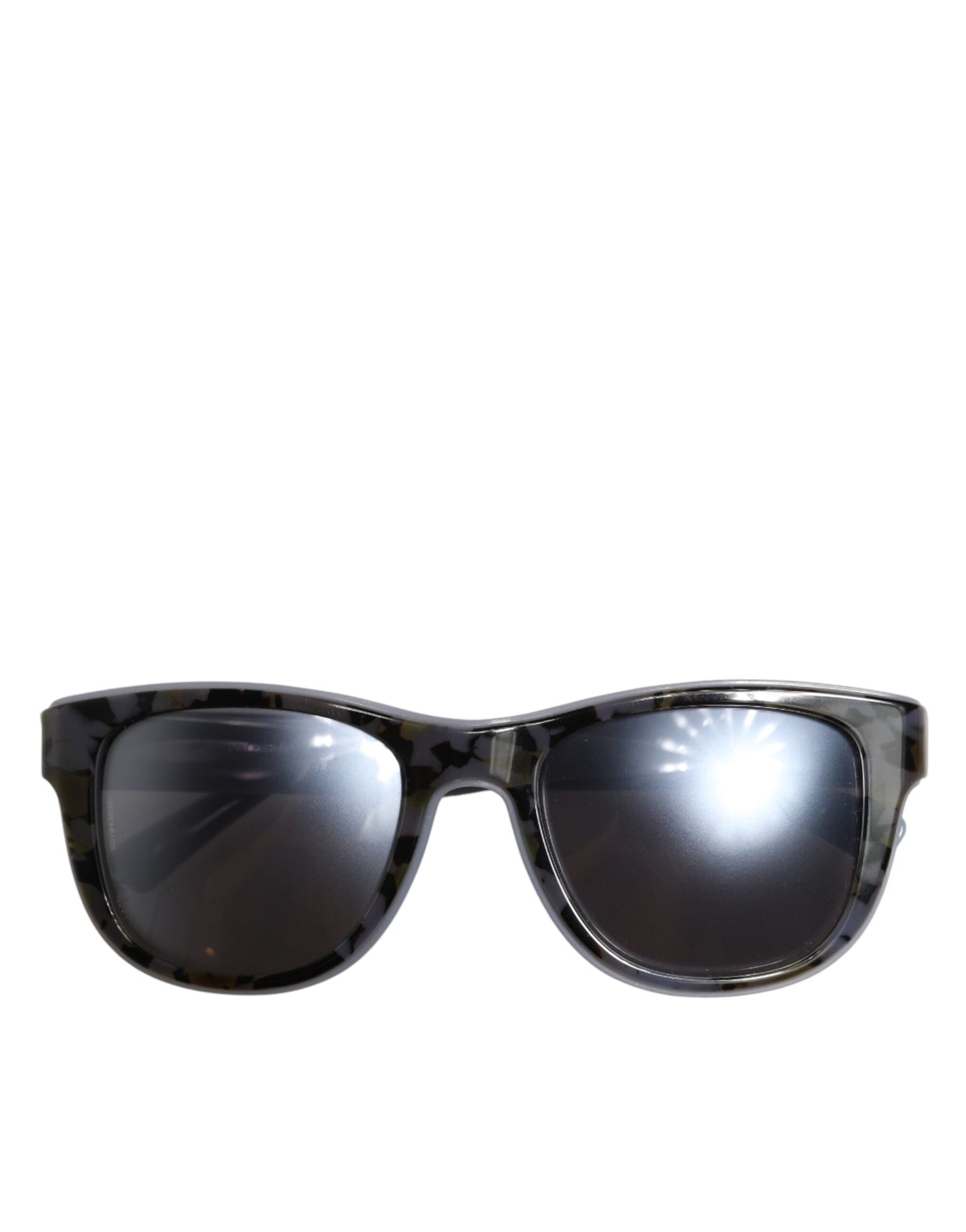Dolce &amp; Gabbana DG4284F Sonnenbrille aus grauem Schildpatt und blauem Acetat