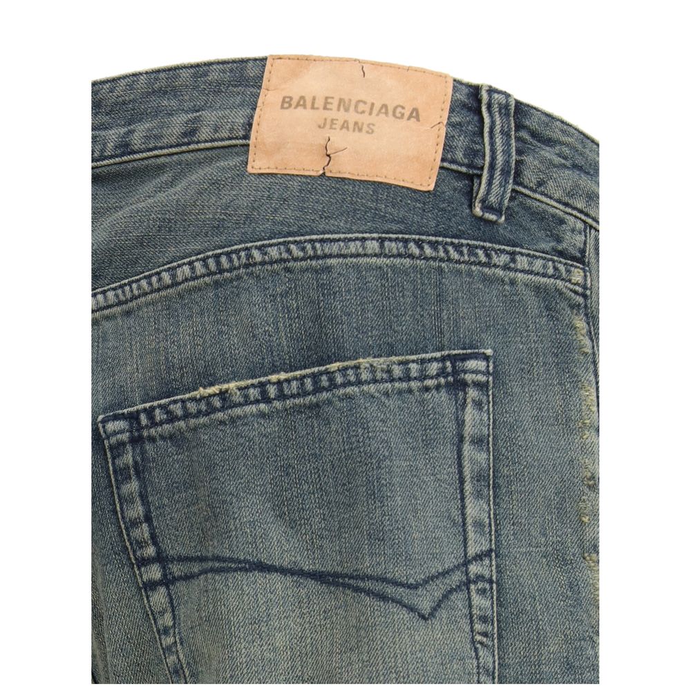 Balenciaga – Jeanshose aus Baumwolle mit entspannter Passform