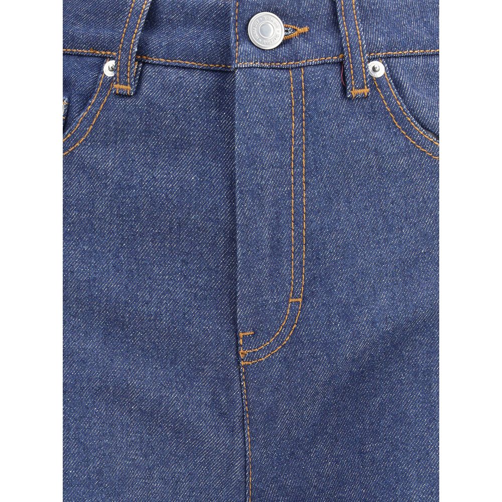 Ami Paris – Schlagjeans in Rohoptik