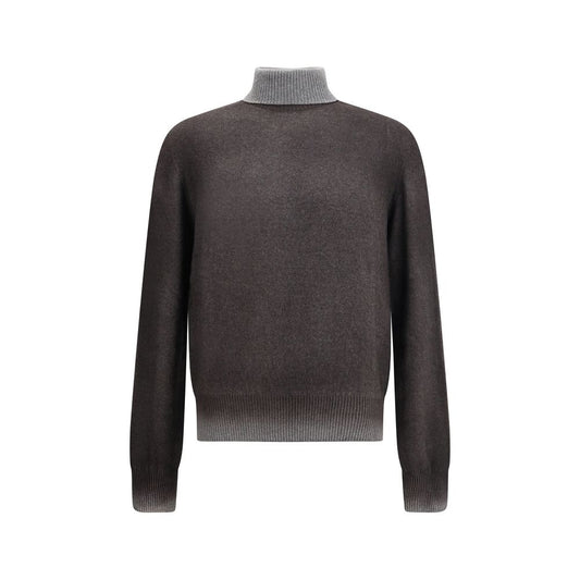 Aragona Cashmere Gray Cashmere Turtleneck
