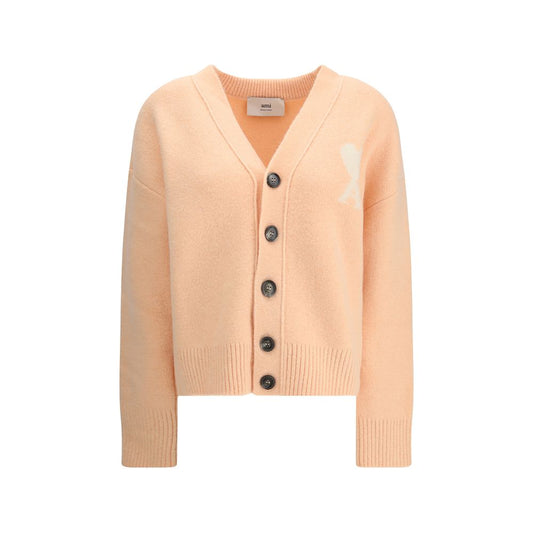 Ami Paris Alpaka Ami de Coeur Strickjacke