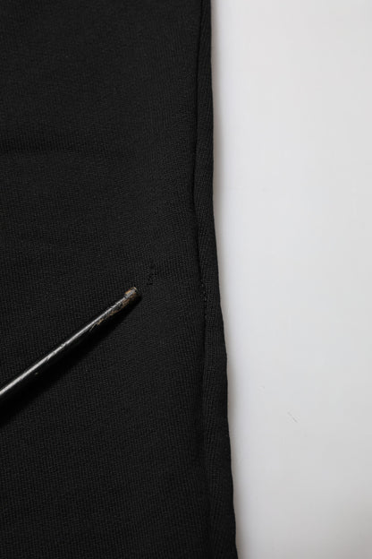 Dolce &amp; Gabbana – Schwarze Jogginghose aus Baumwolle mit DG-Logo