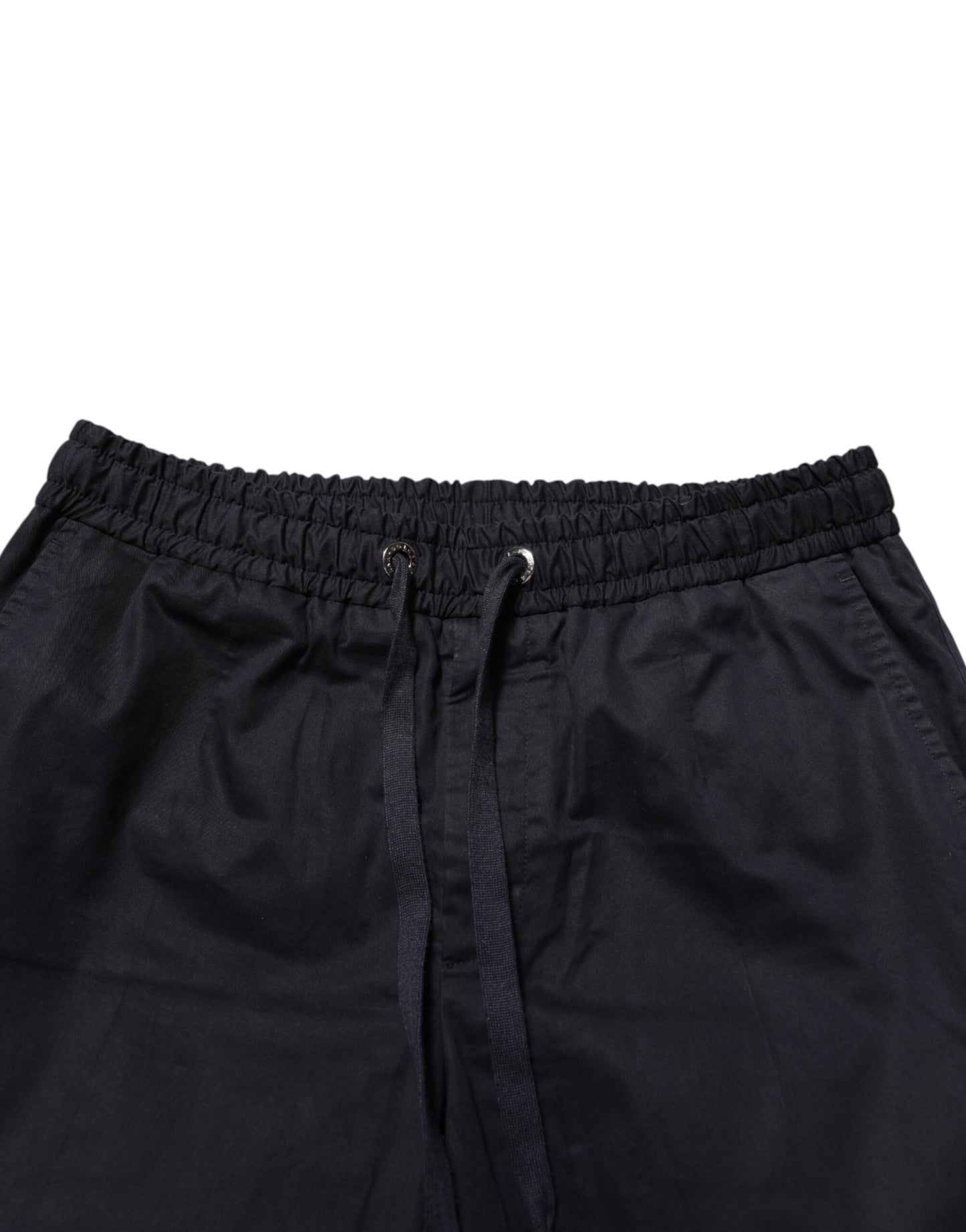 Dolce &amp; Gabbana Schwarze Jogginghose mit Kordelzug für Herren mit mittlerer Taille