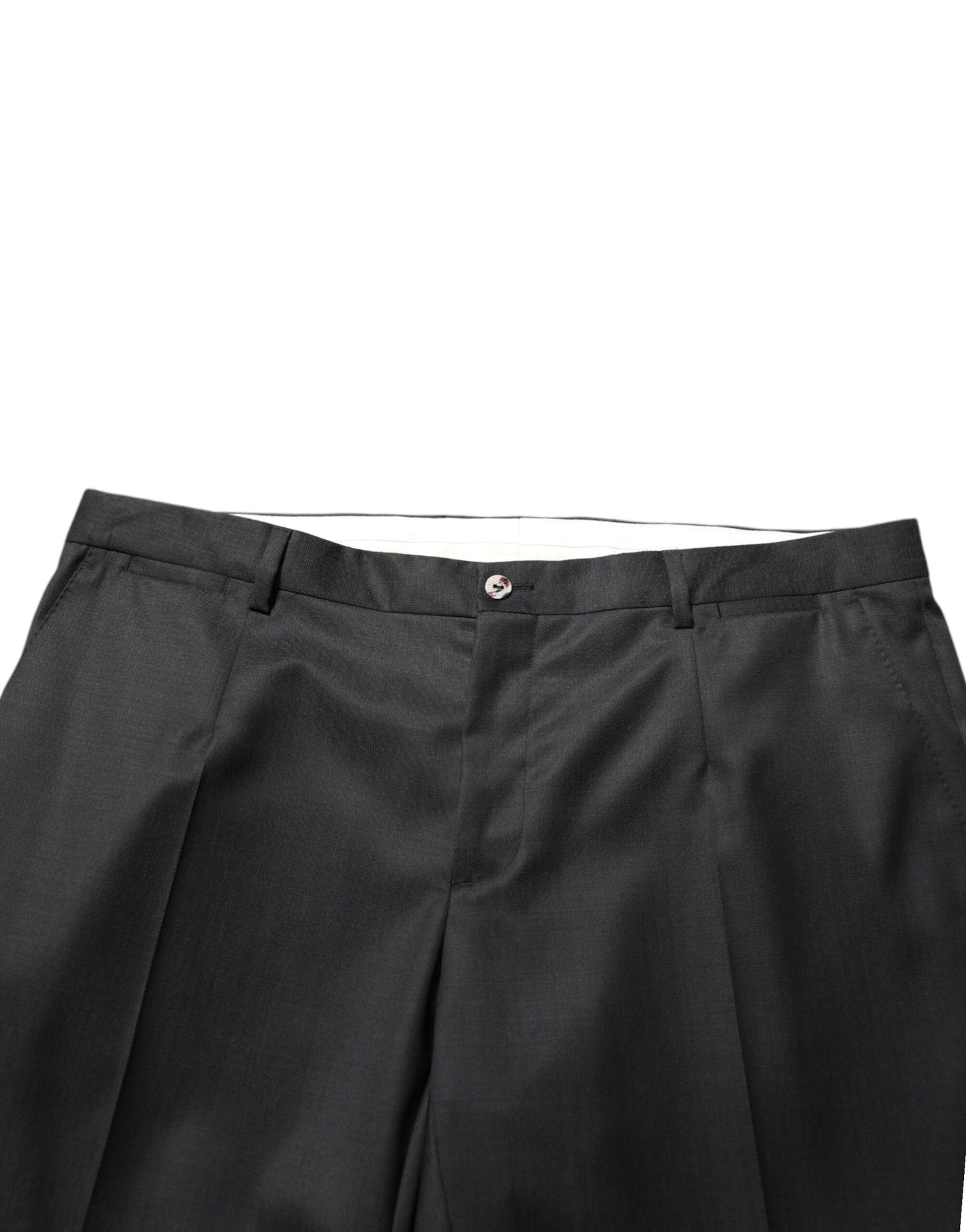 Dolce &amp; Gabbana Schwarze Wollhose für formelle Anlässe