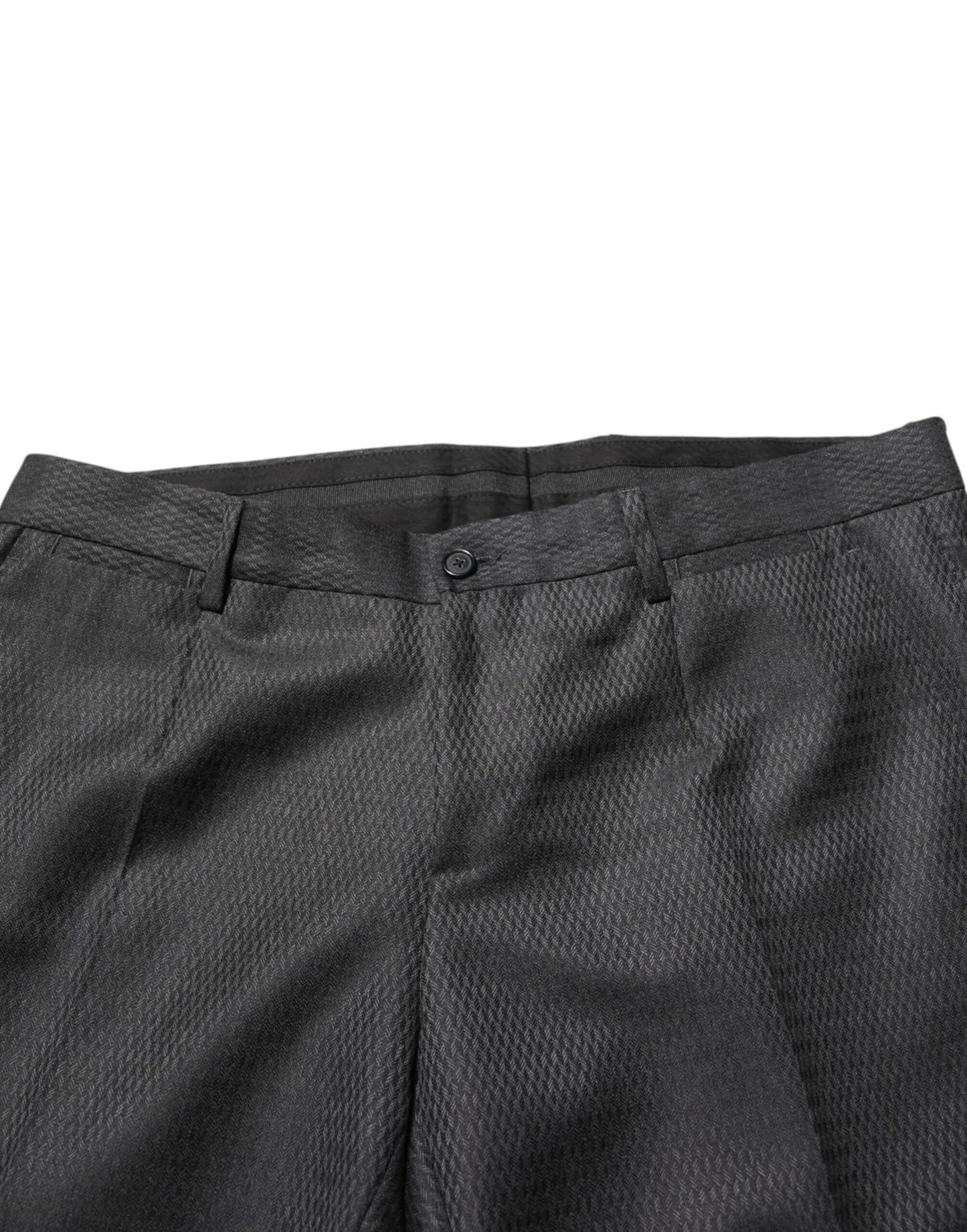 Dolce &amp; Gabbana Schwarze Wollhose für formelle Anlässe