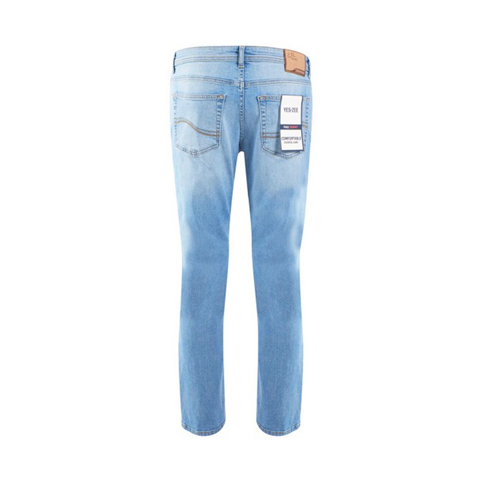 Yes Zee – Blaue Baumwolljeans