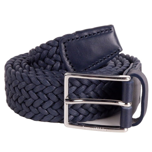 Harmont & Blaine Blue Fabric Belt