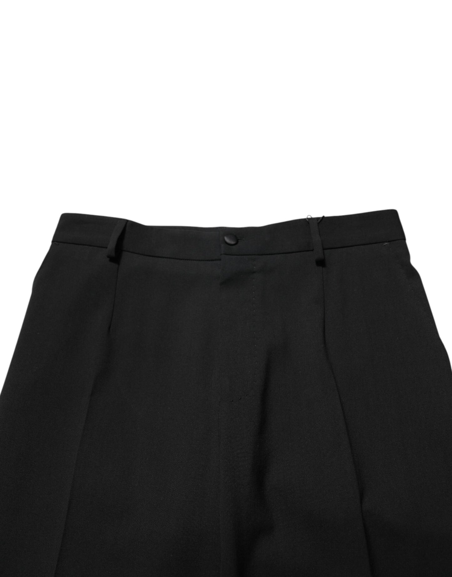 Dolce &amp; Gabbana Schwarze Wollhose für formelle Anlässe
