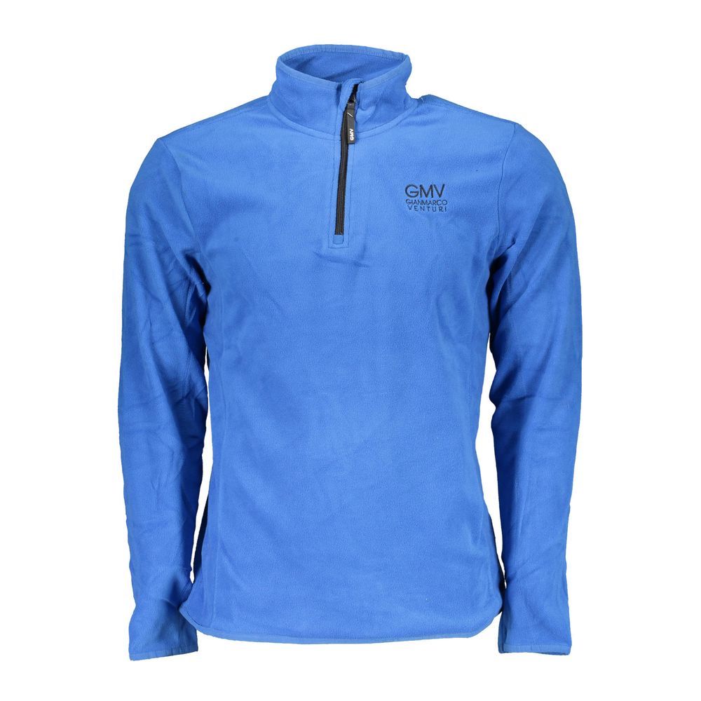Gianmarco Venturi Blaues Polyester-Sweatshirt