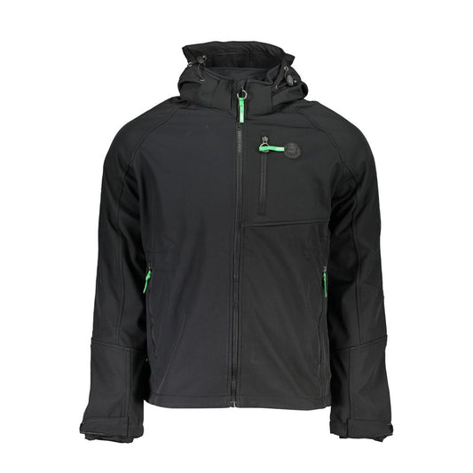 Gianmarco Venturi Schwarze Polyesterjacken und -mäntel