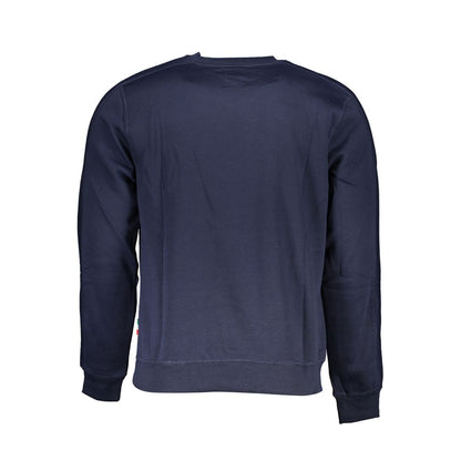 Gianmarco Venturi Blaues Baumwoll-Sweatshirt