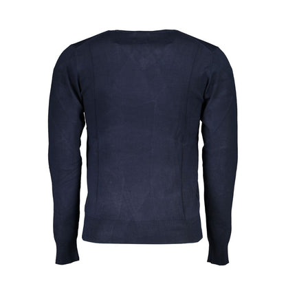 Gianmarco Venturi Blauer Viskosepullover