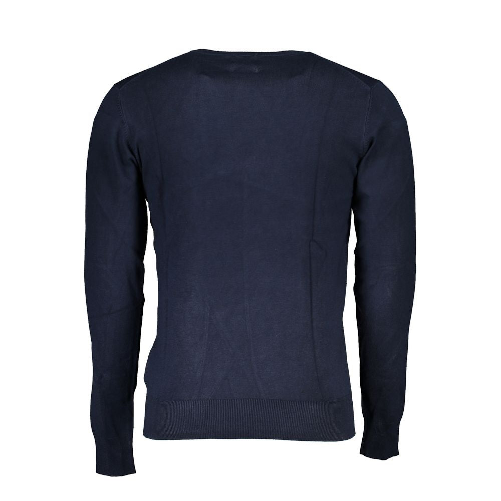 Gianmarco Venturi Blauer Viskosepullover