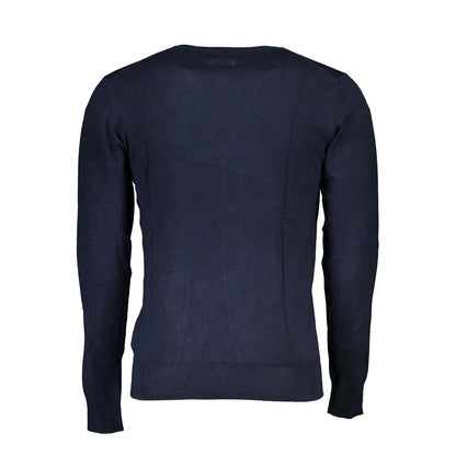 Gianmarco Venturi Blauer Viskosepullover