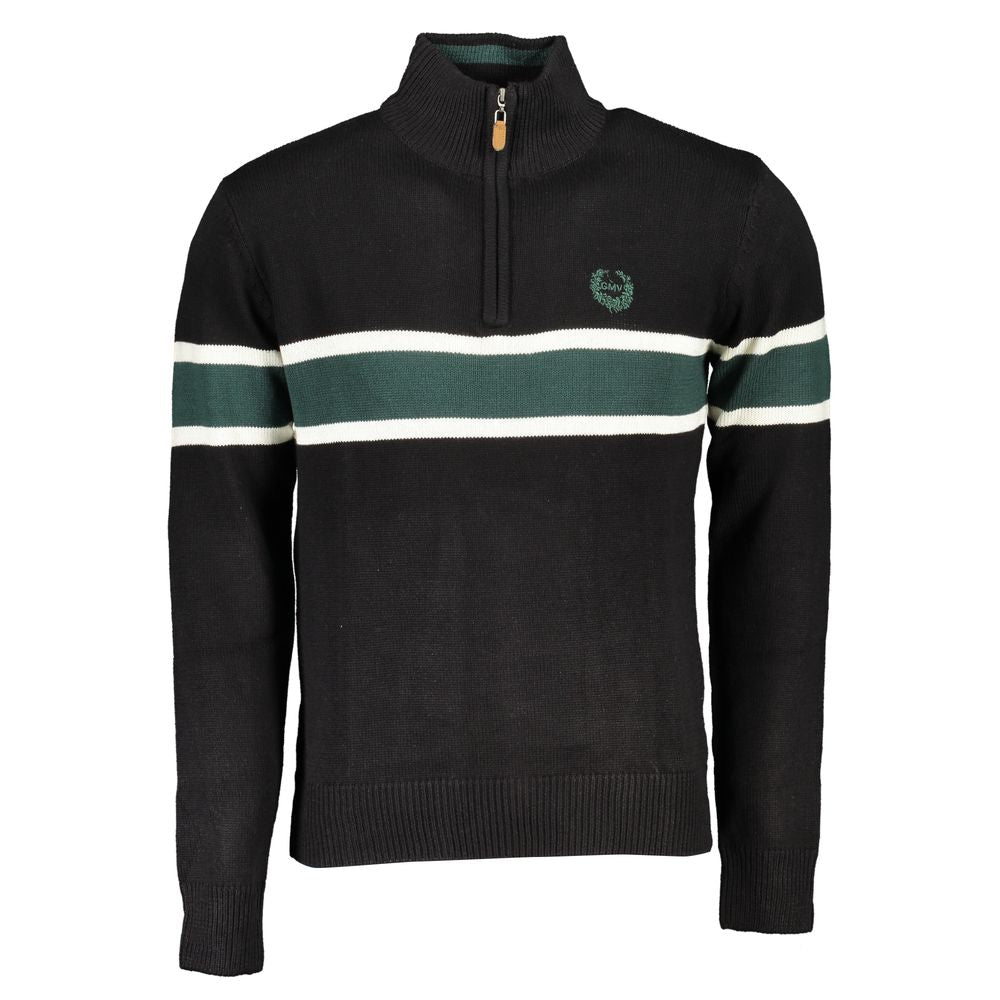 Schwarzer Baumwollpullover von Gianmarco Venturi