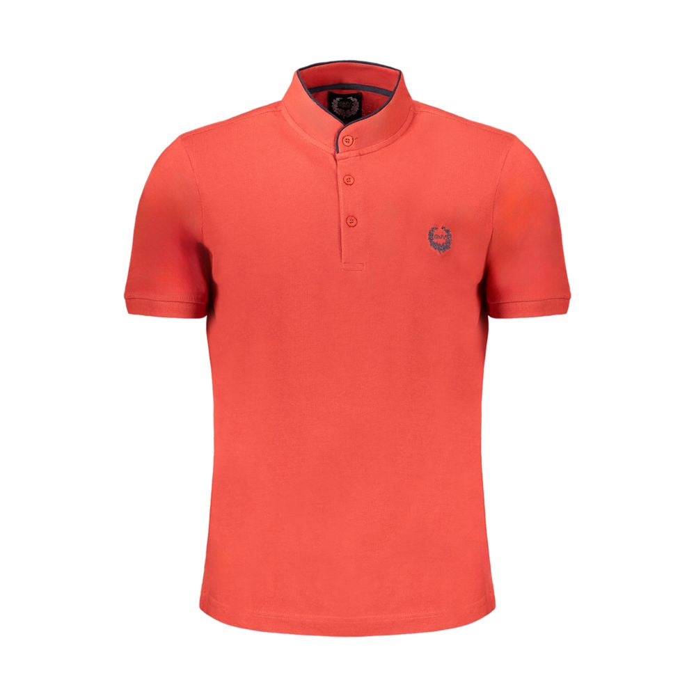 Gianmarco Venturi Red Cotton Polo Shirt