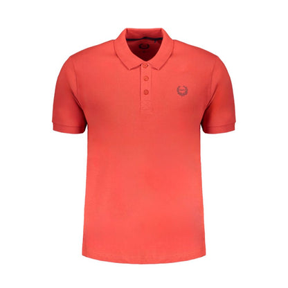 Gianmarco Venturi Red Cotton Polo Shirt