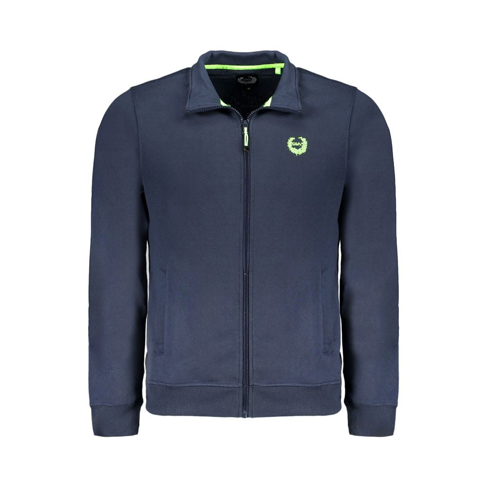 Gianmarco Venturi Blaues Baumwoll-Sweatshirt