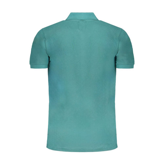 Gianmarco Venturi Poloshirt aus grüner Baumwolle