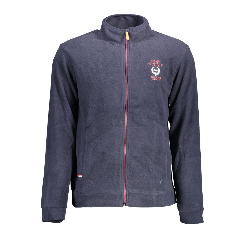 Gianmarco Venturi Blaues Polyester-Sweatshirt