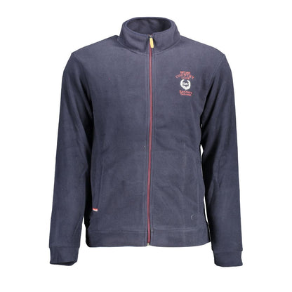 Gianmarco Venturi Blaues Polyester-Sweatshirt