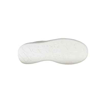 Gaelle Paris White Polyurethane Women Sneaker