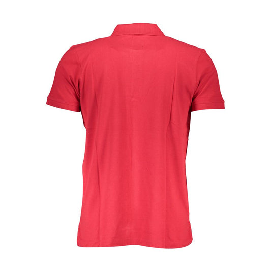Gianmarco Venturi Poloshirt aus roter Baumwolle
