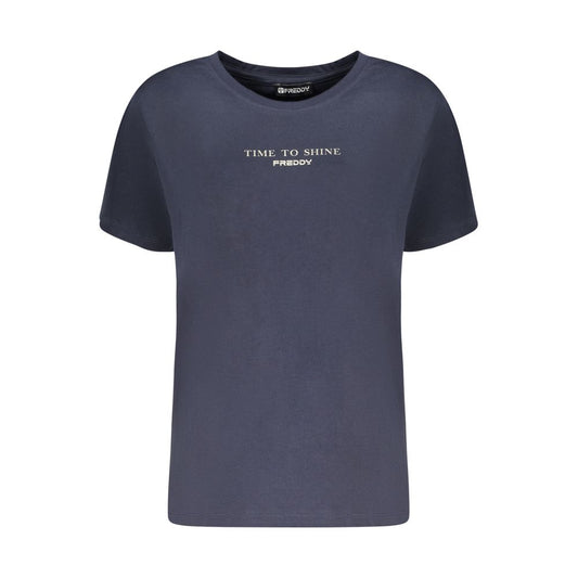 Freddy Blu Cotton Women T-Shirt