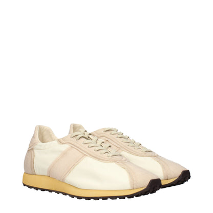 The Row Beige Sportliche Sneaker aus Stoff