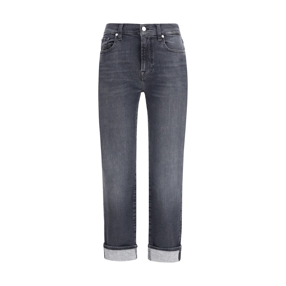 7FOR – Entspannte Skinny-Slim-Illusion-Jeans