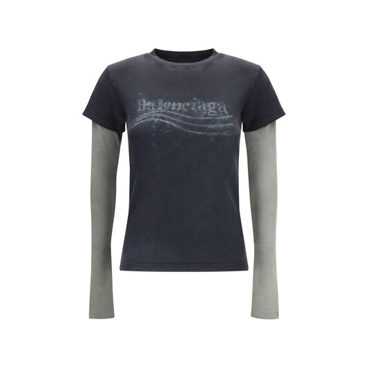 Balenciaga Black Cotton Sportswear