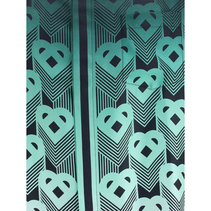 Casablanca Seidenhemd mit Farbverlauf und Monogramm