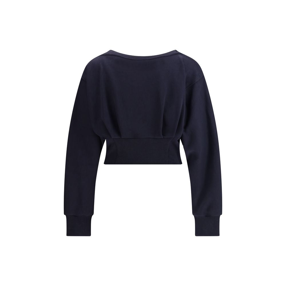 PINKO Baumwoll-Sweatshirt mit Korsett-Detail