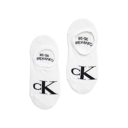Calvin Klein Jeans – Weiße Baumwollsocken