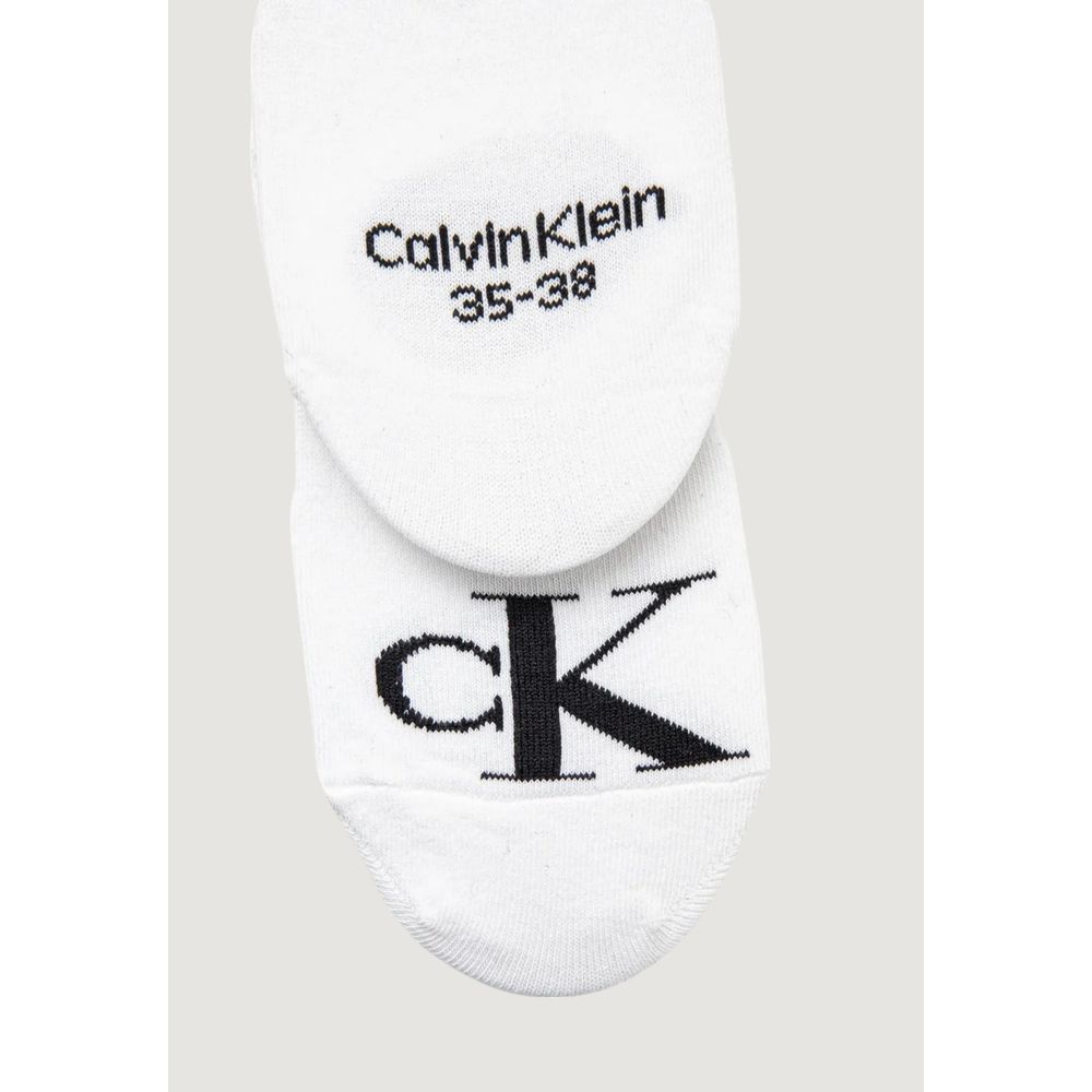 Calvin Klein Jeans – Weiße Baumwollsocken