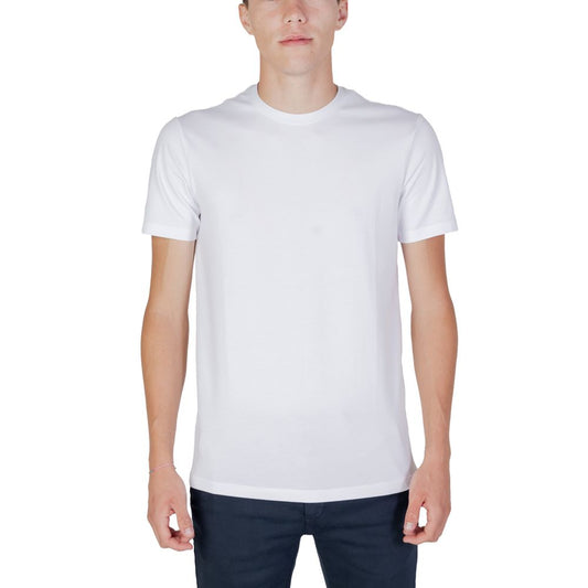 Armani Exchange – Weißes Baumwoll-T-Shirt